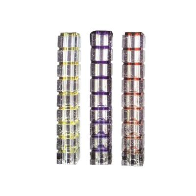 China High quality modern crystal stair railing galss interior and exterior decorative upholstery pillars for sale