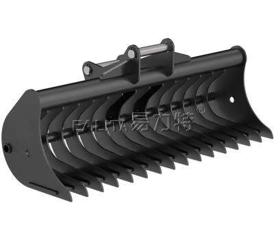 China Excavator Attachment Excavator Attachment Rake E-RA2-1300-S40 for sale