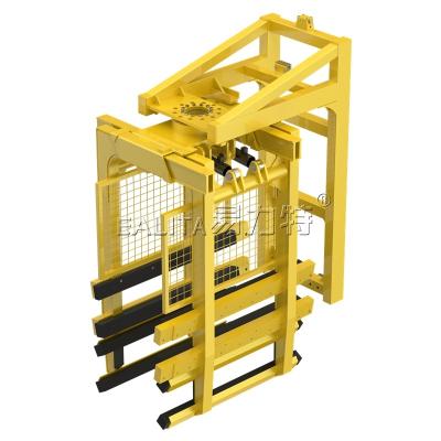 China Building material stores forklift clamp forklift attachment brick block clamps F-ZKJ3A30-1100 for sale