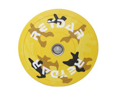 China Color Rubber Bumper Plates Camouflaged Bumper Plate for sale