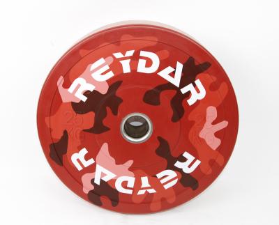 China Hi-temp Rubber Bumper Plate Fitness Cross Color Crumb for sale