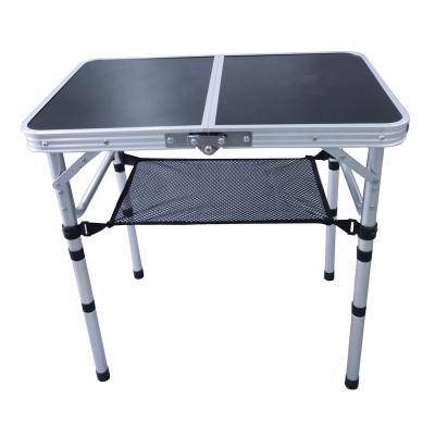 China Modern Folding Table Height Portable Adjustable Lightweight Camping Aluminum Folding Table For Outdoor Picnic Cooking, White 2/3/4 Fo for sale