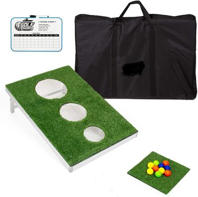 China Golf Chipping Game for Adults and Kids - 9960 Cornhole Two Player Men's Golf Lawn Game for sale