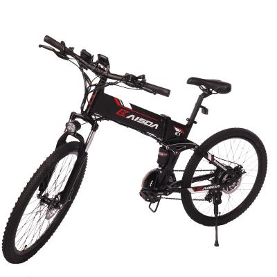 China Electric Bike Ebike 48 Aluminum Alloy 26inch 500W Fat Tire 10.4AH Battery Foldable Electric Bike High Speed ​​Mountain For Sale for sale