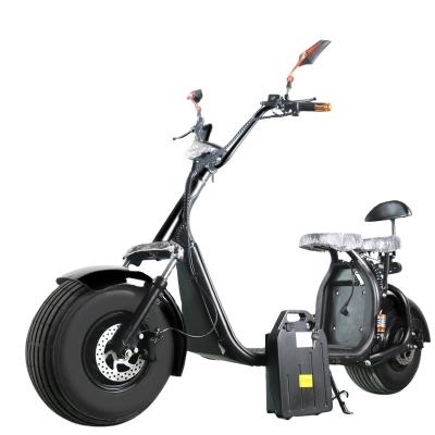 China Double Battery TD-C4 EEC/COC Motorcycle 1500w Electric Scooter Citycoco 2 Seats Dismountable Adult Electric Mobility Scooter Golf for sale