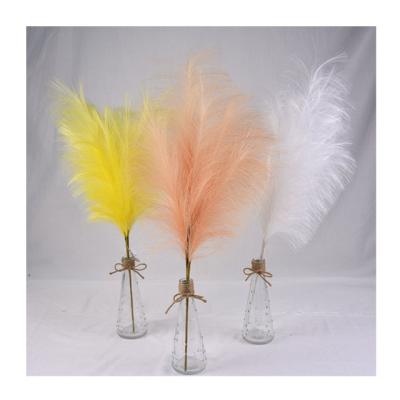 China Wedding Mini Small Fake Pampas Grass Fake White Pink Black Pampas Grass Home Room Decor Home Room Wedding Decoration Artificial Decorative Flowers for sale