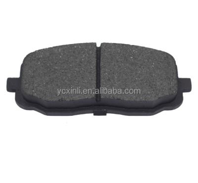 China D1601 H 58101-07A00 igh quality semi-metallic brake pad for i10 car 116.2*47.4*16.8MM for sale