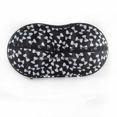 China Keep Bra Shaped And Clean Cheap Underwear Good Eva Printed Design Molded Travel Bra Case for sale