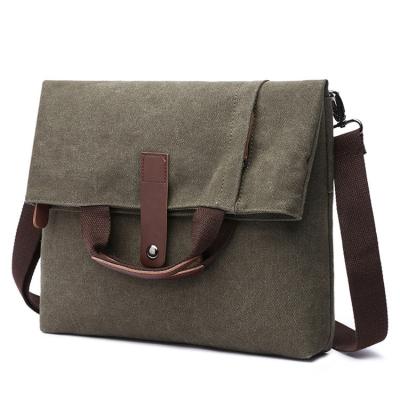 China Men Canvas Tote Handbags Casual Shoulder Work Daily Bag Cross - Body Purse for sale