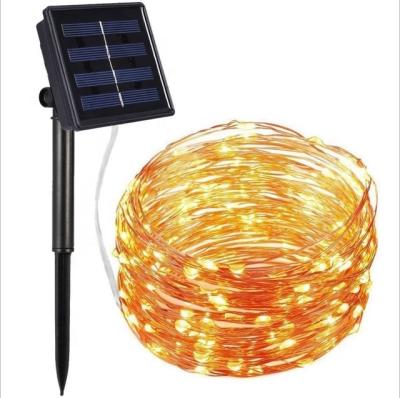 China Super Bright Solar Christmas Decoration LED Fairy Lights Copper Wire Solar Lights Waterproof Outdoor Xmas String Holiday Lighting (Old) for sale