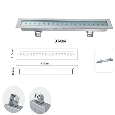 China Underwater 7 Years Factory Linear Stainless Steel DMX 512 RGBW 36w 1000mm Underground Pool Led Underwater Light For Waterfall for sale