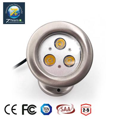 China W/WW/CW/NW/R/G/B Stainless Steel Marine Show Boat Pool 35w Led Underwater Light for sale