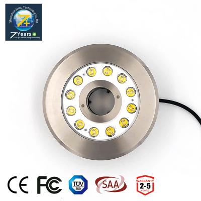 China IP68 Fountain Stainless Steel Led Underwater Fountain Lights Waterproof for sale