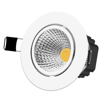 China Super Bright COB 5W 7W 10W 12W 3000K LED Downlights Dimmable Downlight LED Recessed Ceiling Spot Light LED Ceiling Lamp AC 110V 220V for sale