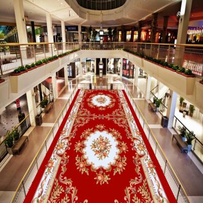 China Factory Direct Selling Disposable Hotel Staircase Red Carpet Wedding Stage Washable Anti Slip Red Carpet Show for sale