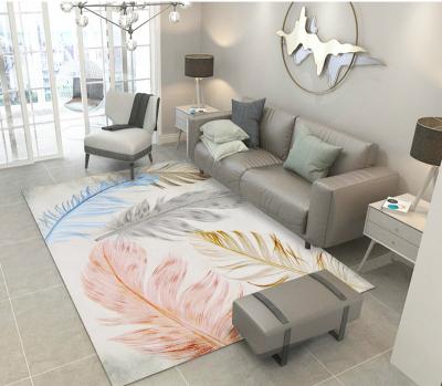 China Popular Modern In Malaysia Living Room Decorations Center Carpet Home Flower Shaped 3d Blanket for sale