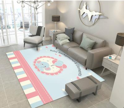 China Jute modern back living room 3d blankets marine rug for sale