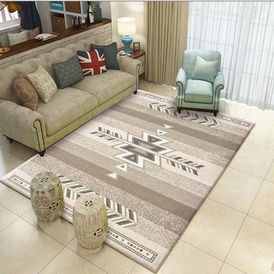 China Washable 3D Printed Blankets Carpets Modern PVC Carpet Roll For Living Room Bedroom Home From China Factory for sale