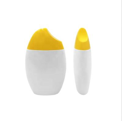 China 60ml Cosmetic Cosmetic Packaging Bottle Egg Shape Sunscreen Hand Cream Bottle Cosmetic Package Squeeze Bottle for sale