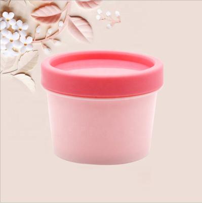 China Low MOQ 50g Matt Pink Green Jars Cosmetics Luxury Food Cream Jar Lip Scrub Jar With Lid for sale