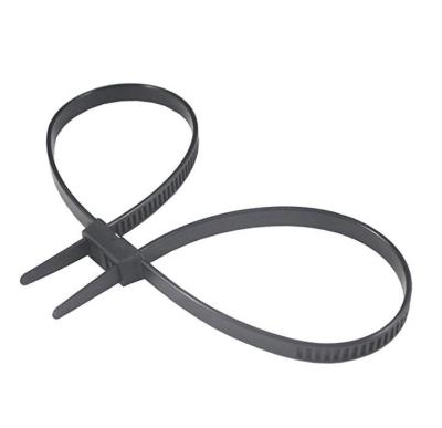 China Nylon Self Locking Police And Security Use Plastic Tie Straps For Handcuff And Tying Straps 1.2x70cm Black Or White Color Tie Rope for sale