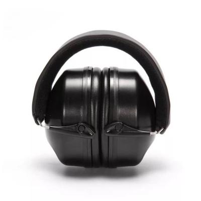 China DFEM01 34 Decibel NRR Safety Earmuffs Noise Reduction 34dB Rate (No Pocket, Black) Adjust Head Band for sale