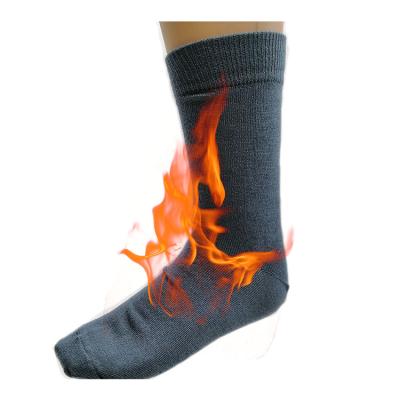 China Fireman Safety Safety Antibacterial Protection Cut Resistant Heat Resistant Socks Anti Cut For Special Duty Personnel Charcoal HPPE+Bamboo for sale