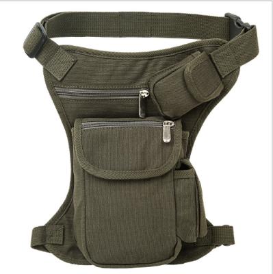 China Universal Tactical Leg Bag Drop Bag Waist Bag Canvas Cotton LB04 Outdoor Camping Raising Riding and Sports Bags for sale