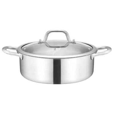 China Sustainable Easy To Clean Stainless Steel Tangerine Duck Hot Pot for sale