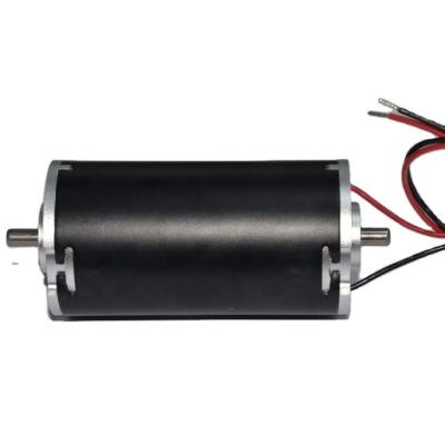 China Waterproof 12V 24V Brushed 42*80mm Big Torque 42ZY Center Shaft Magnetic Electric DC Motors Tuber Motor For Electric Lifter for sale