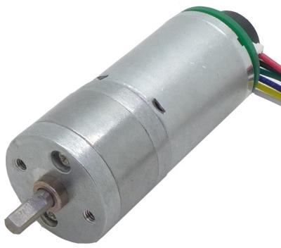 China Other 12v plastic tooth recliner motor gear motor with 25GA370 encoder for robot for sale