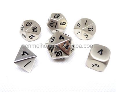 China Engrave Metal Factory Direct Wholesale Gold Polyhedral Dies Set For Board Game for sale