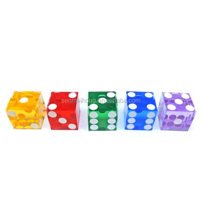 China Squares shaped die cut 19 mm transparent dies, dot dies, colored transparent dies. for sale