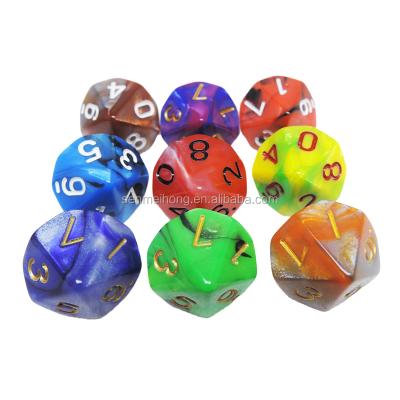 China Custom Plastic Eco - Friendly Colored Multi - Sided Polyhedral RPG Dies for sale