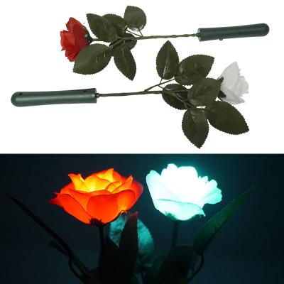 China Gifts Christmas Valentine's Day Confession, Dating, Wedding Gifts Handmade LED Light Rose Handle for sale