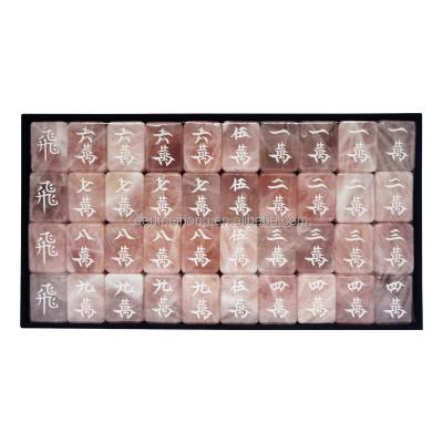 China Smooth Surface Customize Jade Mahjong Game Set With Case, Tiles, And Accessories For Sale for sale