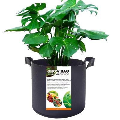 China Felt 3/5/7/10 15 20 25 30 Gallon Root Grow Garden Pots Felt Plant Bag Grow Bags for sale