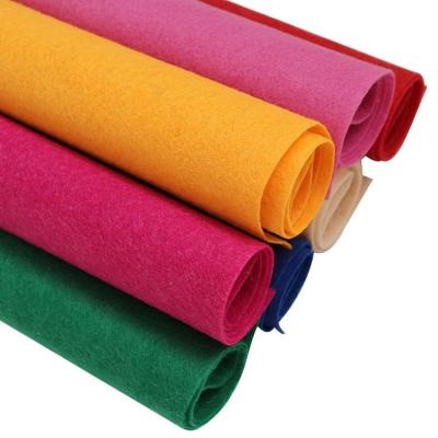 China Wholesale Diy Polyester Waterproof Colorful Soft Felt 1-5mm Thick Nonwoven Felt for sale