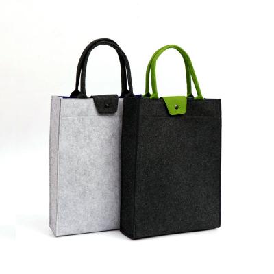 China Fashion Customizable Soft Felt Hand Tote Business Computer Laptop Bag for sale