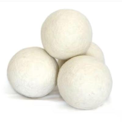 China Amazon Best Seller Cruelty Free Handmade Odor Eliminator / Dehumidifier Reduce Clothing Wrinkles Replaces Drier Sheets Smelling Wool Laundry Drying Balls for sale