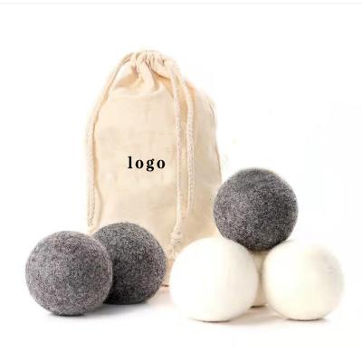 China 2021 Amazon Organic Handmade Wool Odor Eliminator/Dehumidifier Best Seller 100% New Zealand Drier Balls In Stock for sale