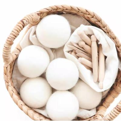 China Home Organic Wool Drying Ball Laundry Drying Ball Odor Elimination/Dehumidification Wool Zero Waste for sale