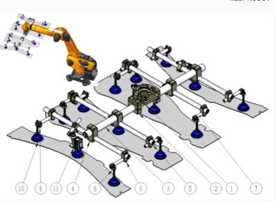 中国 光起電企業の太陽電池パネルをつかむための手のロボット スクリュードライバーの解決の据え付け品 販売のため