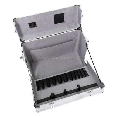 China Durable Multi-Layer Aluminum Driver Case Hand Briefcase with Wheels for sale