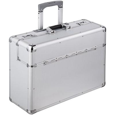 China Weather Proof Shockproof Dustproof Driver Case with Two Combination Locks with 55 x 49 x 22 cm Silver Wheels for sale