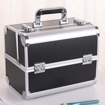 China Durable Portable Professional Cosmetic Bag Suitcases For Women Large Capacity Cosmetics Travel Makeup Bags Box Manicure Cosmetology Case for sale