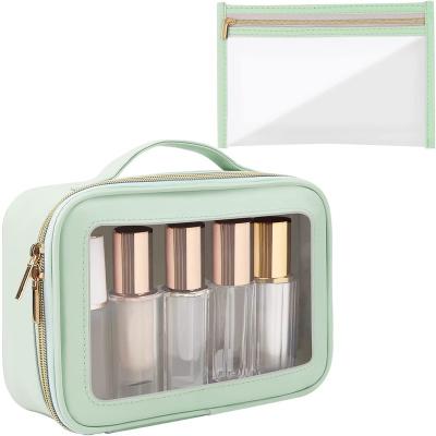 China Large Capacity OEM Factory Makeup Case Organizer Bag Clear Small Zipper Cosmetic Bag for sale