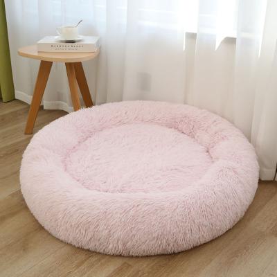 China Breathable Polyester Faux Fur Pet Bed Factory Cheap Pet Beds For Dogs And Cats for sale