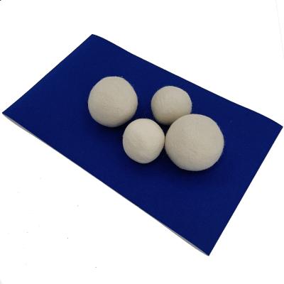 China Drying Time Shorten 2021Hot Selling 7cm Ball Wool Sheep Wool Felt Dryer Laundry Dryer Ball for sale