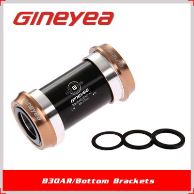 China High Strength Bicycle Bracket B30AR Aluminum Gineyea Crankset 42mm Bottom Cups for sale